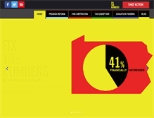 Tablet Screenshot of fixthenumbers.com